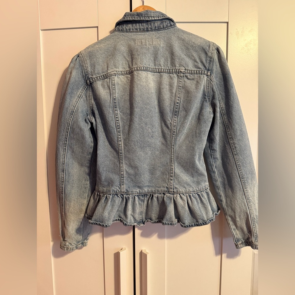 Blank NYC Denim Peplum Jacket. Used but good condition. - Picture 7 of 14